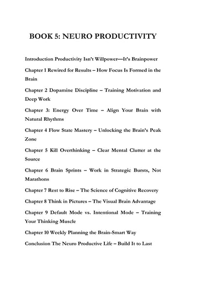 NEURO MASTERY COLLECTION: 5 Brain-Based Books and 100+ Tools to Sell, Lead, Market, Work Smarter, and Build Lasting Habits