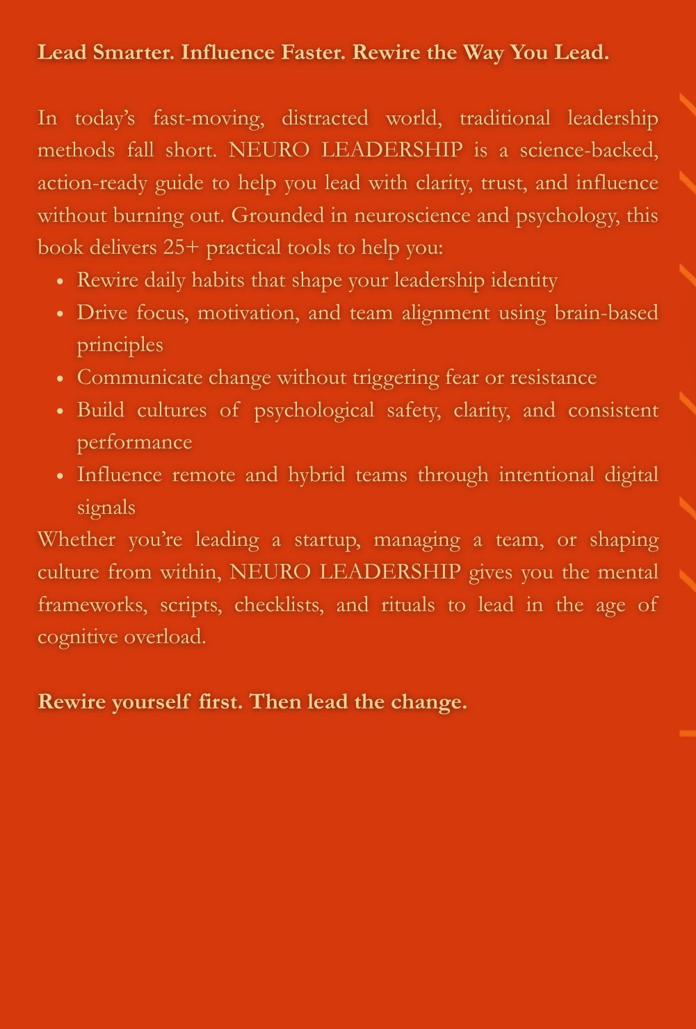 NEURO LEADERSHIP: 25+ Brain-Based Tools to Build Influence, Align Teams, and Lead with Clarity in a Distracted World